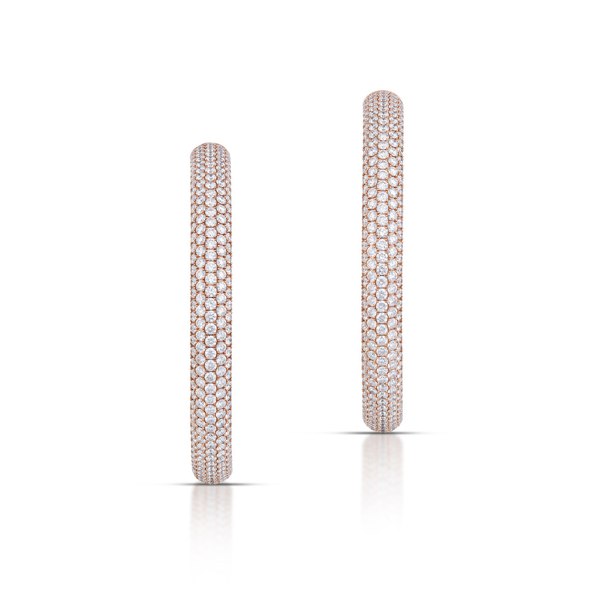 seven select ハイカーボンダイヤモンドslim hoopピアス ITEM | seven select accessory