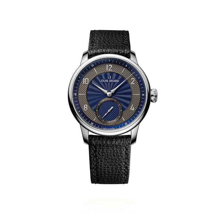 Louis Erard Excellence Petite Seconde Guilloché Anthracite Blue Watch
