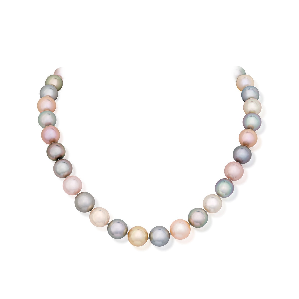 TATIANA☆Fresh Water Pearl Ribbon Necklace MUSINSA | TATIANA (Silver 925) Freshwater Pearl Ribbon