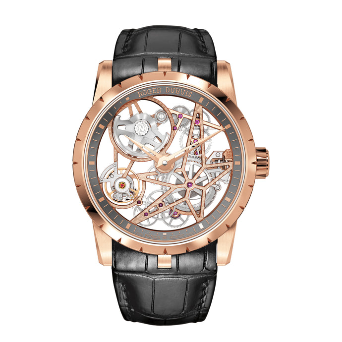 Roger Dubuis Excalibur Automatic Skeleton in 18 karat Pink Gold Watch