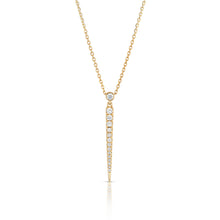 0.20 Carat Diamond Spike Necklace