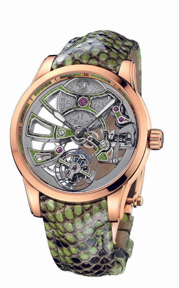 Ulysse Nardin Unveils Python Skeleton Tourbillion