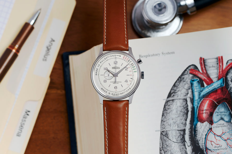 Medical Marvel: The New Angelus and Massena LAB Chronographe Médical  Watch Gets Collector Pulses Racing