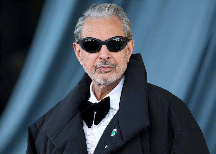 Jeff Goldblum Wears Stephen Silver Fine Jewelry Brooch and Bracelet to Academy Museum Gala