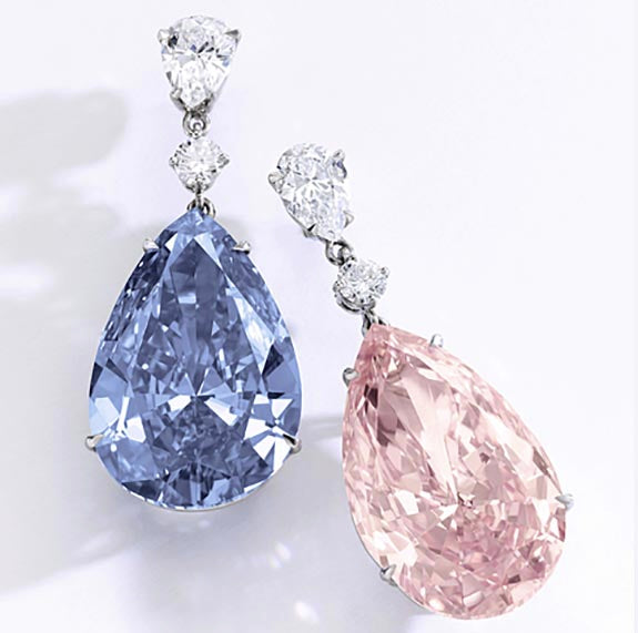 'Apollo' And 'Artemis' Diamond Earrings Could Fetch $68 Million At Sotheby's Geneva