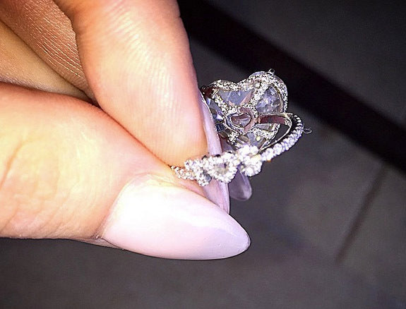 Lady Gaga Reveals Secret Detail Of Her Heart-Shaped Diamond Engagement Ring