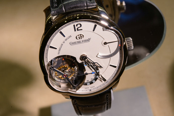 2007: Greubel Forsey Tourbillon 24 Seconds Asymmetrical, White Gold With Anthracite Dial