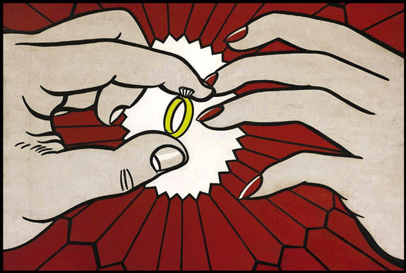 ‘The Ring (Engagement)’ By Pop Artist Roy Lichtenstein Has $50 Million Price Tag At Sotheby’s
