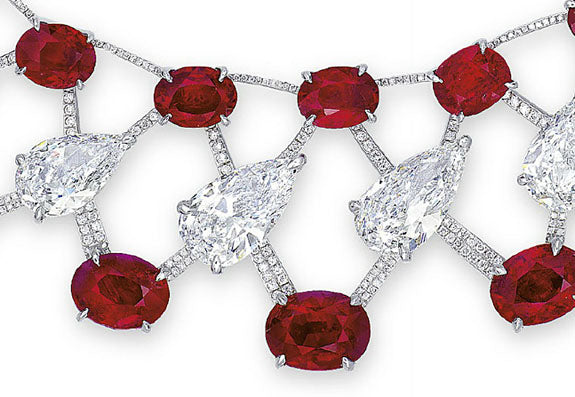 120-Carat Burmese Ruby-and-diamond Necklace Is One Of Three Record Setters At Christie’s Hong Kong