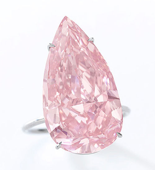 Largest Pear-shaped Pink Diamond Ever Offered At Auction Comes To Sotheby's Geneva In May; Gem Could Fetch $38m