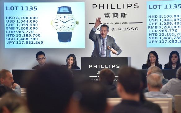 Phillips Auction House Wraps Up Year With Record Watch Sales