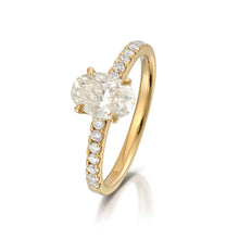 1.11 Carat Oval Diamond Ring