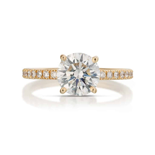 1.52 Carat Round Brilliant Cut Diamond Ring