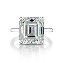 10.03 Carat Asscher Cut Diamond Ring