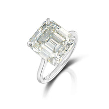 10.03 Carat Asscher Cut Diamond Ring