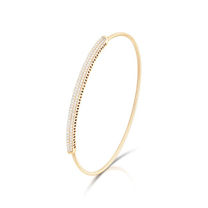 0.81 Carat Diamond Bangle Bracelet