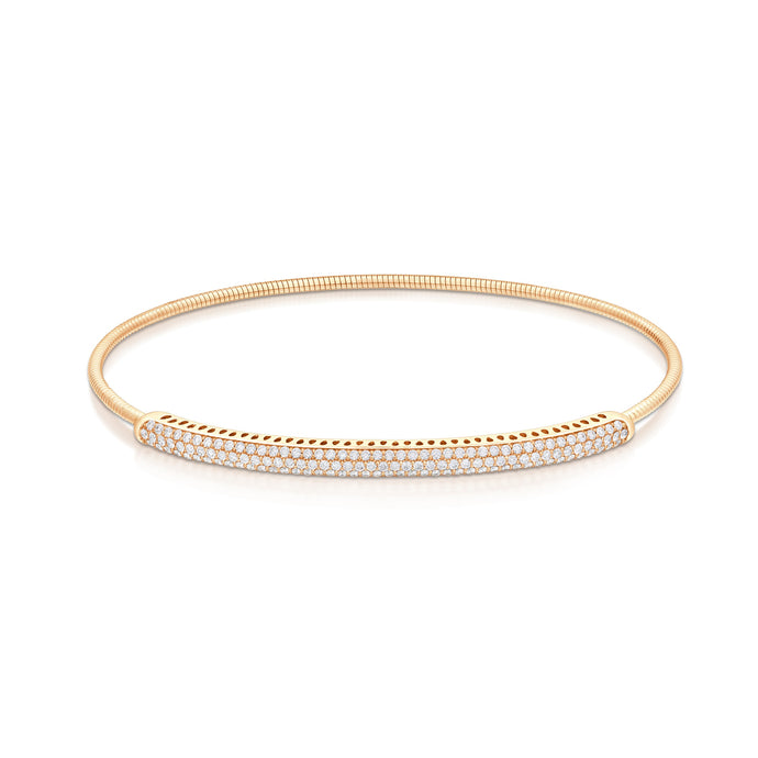 0.81 Carat Diamond Bangle Bracelet