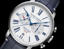 Ulysse Nardin Marine Torpilleur Annual Chronograph 44mm Steel Watch