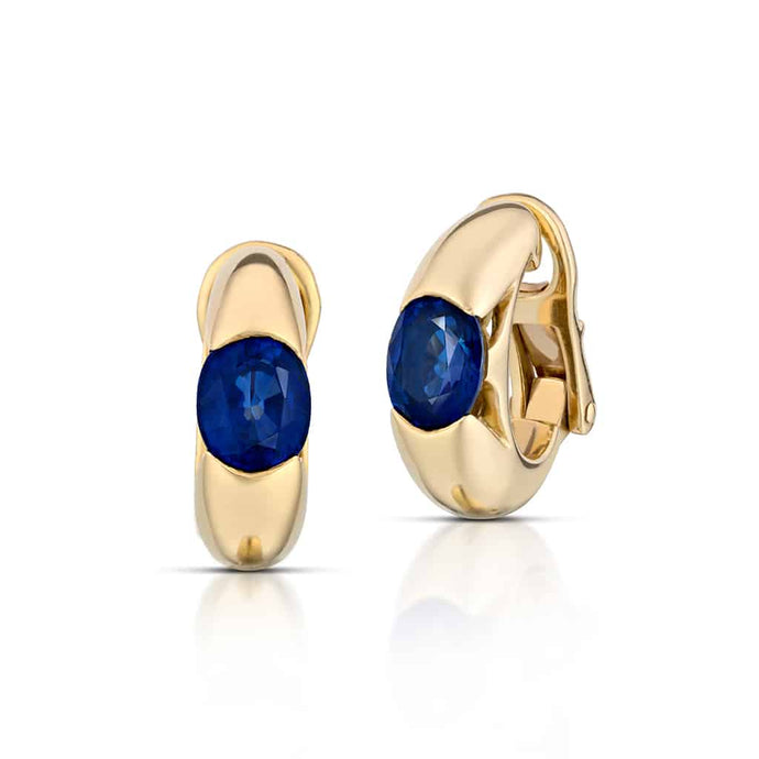 2.00 Carat Bulgari Sapphire Earrings