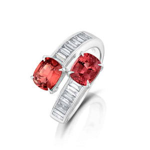 2.83 Carat Spinel Bypass Ring