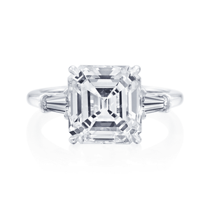 5.08 Carat Asscher Cut Diamond Ring