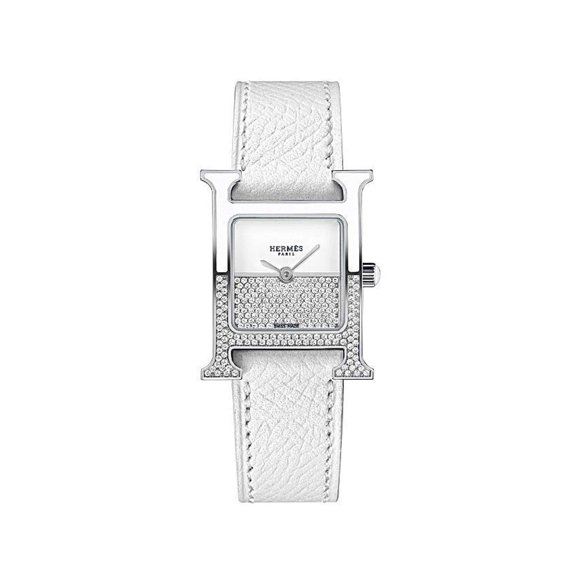 Hermes Heure H Double Jeu Stainless Steel Watch