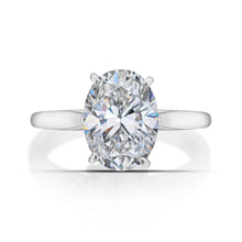3.02 Carat Oval Diamond Solitaire Engagement Ring