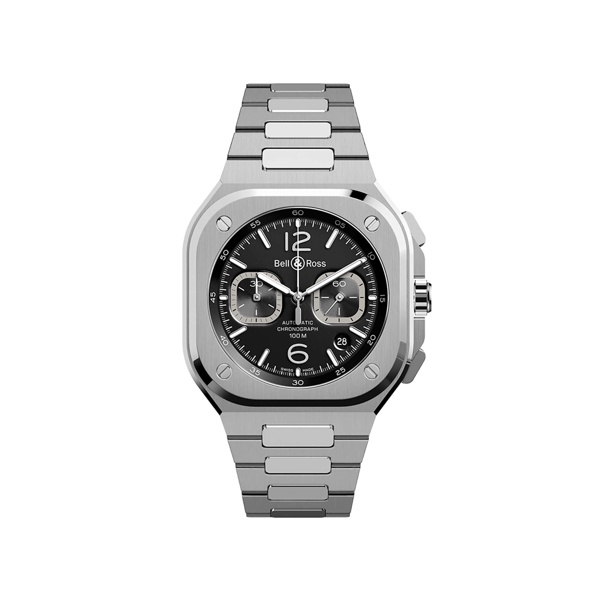 Bell Rossl BR05 CHRONO BLACK STEEL Watch