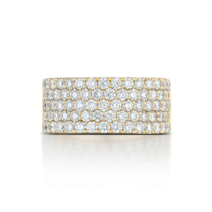 1.94 Carat Pavé Diamond Band