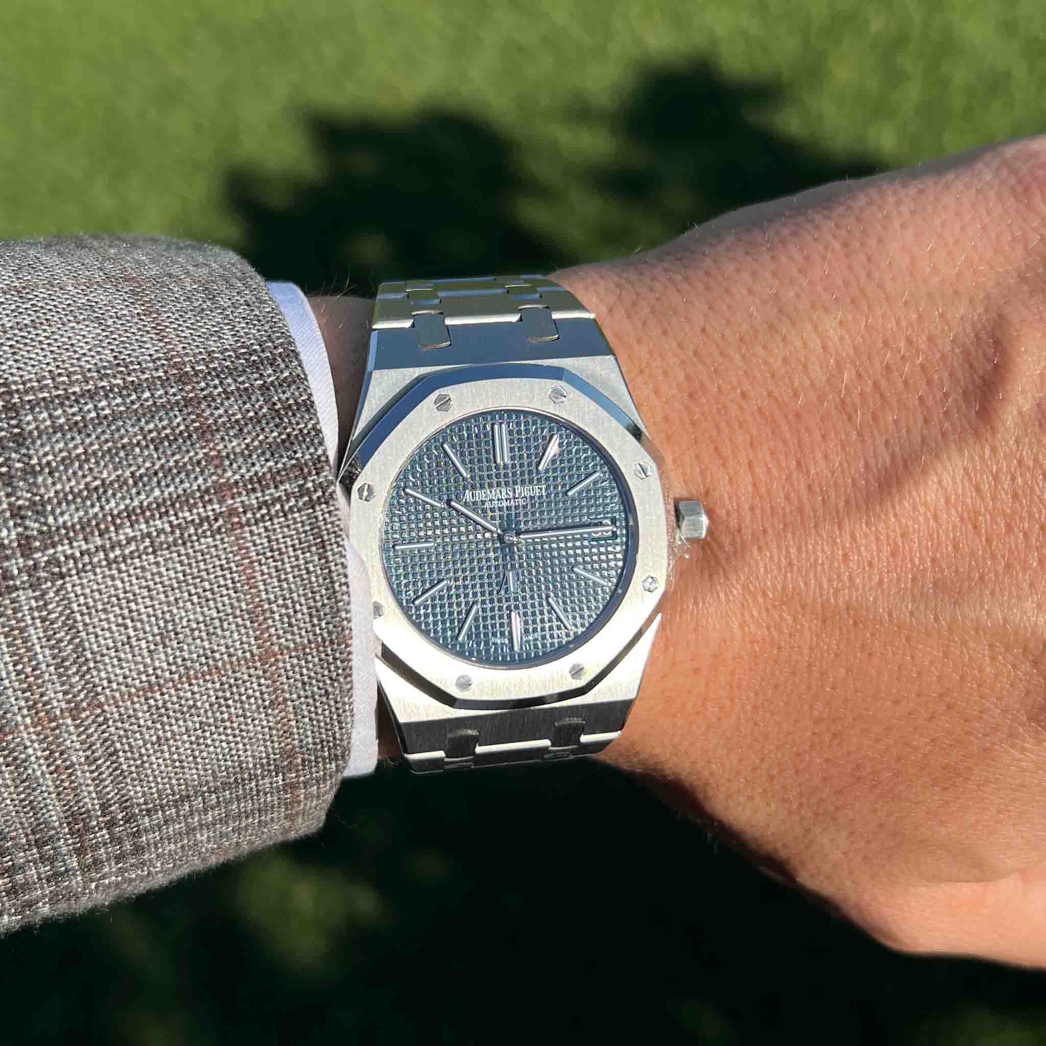 Pre-owned Audemars Piguet Royal Oak Jumbo Extra-Thin Watch