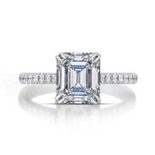 2.34 Carat Emerald Cut Diamond Ring