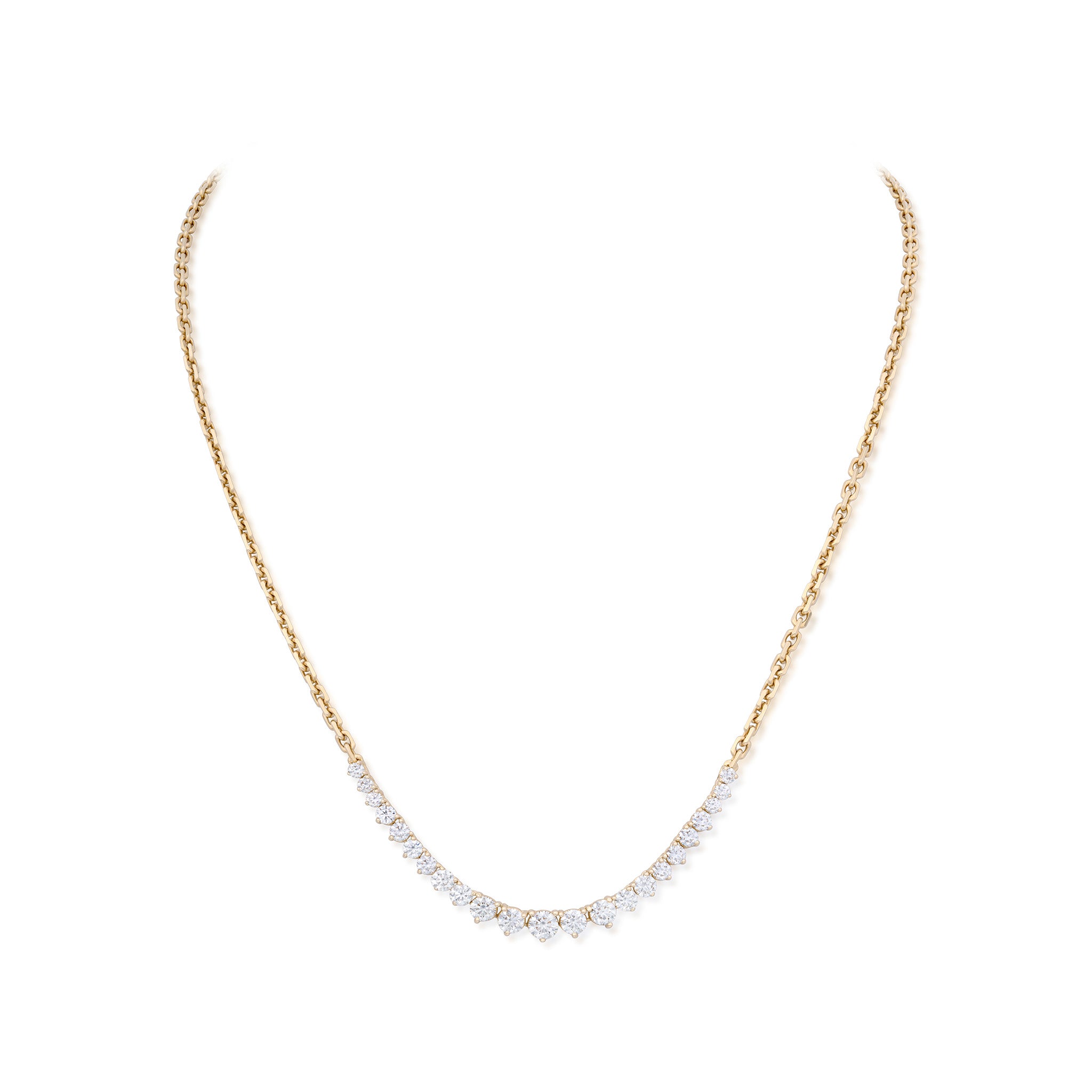 Graduated diamond necklace hotsell