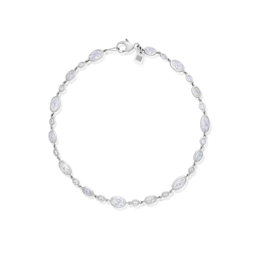 4.31 Carat Oval Diamond Bracelet