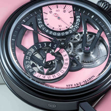 Speake-Marin Openworked Dual Time Pink Watch