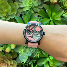 Speake-Marin Openworked Dual Time Pink Watch