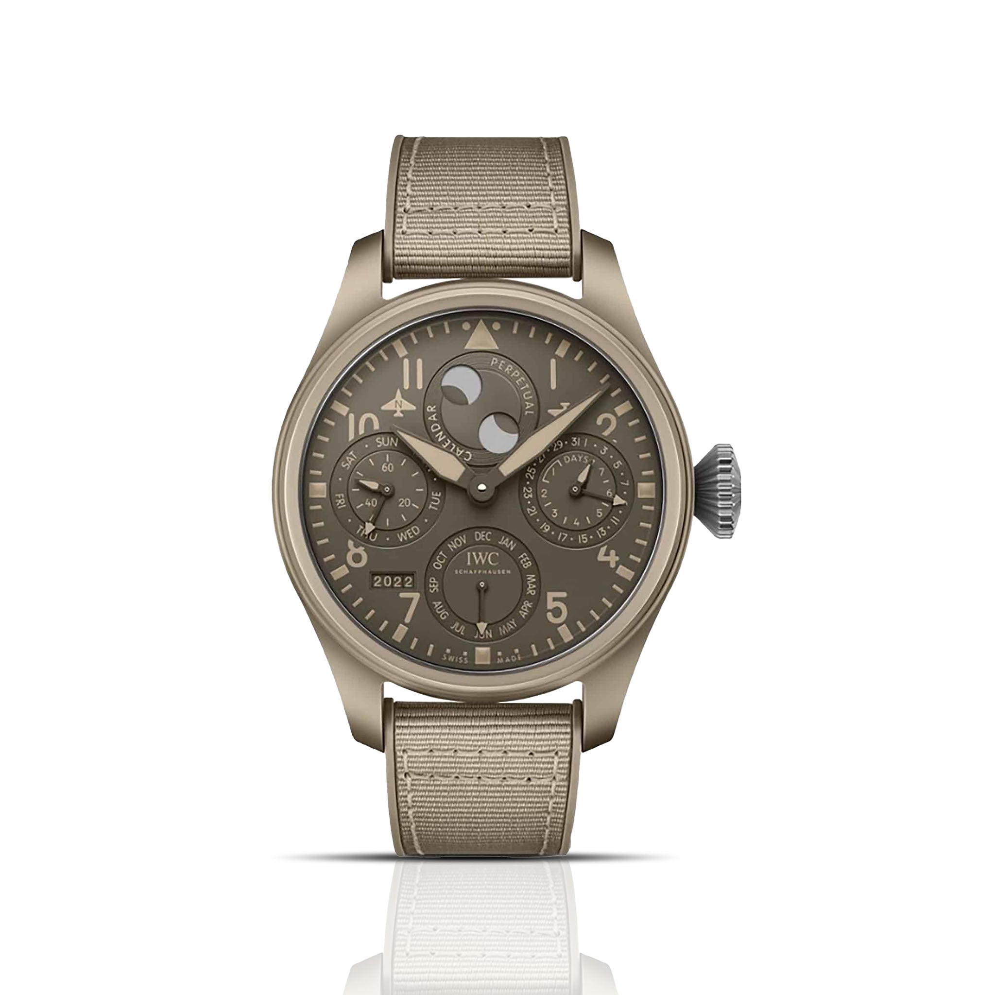 Pre Owned IWC Big Pilot Perpetual Calendar Top Gun Mojave Desert Wat pre-owned-iwc-big-pilot-perpetual-calendar-top-gun-mojave-desert-wat