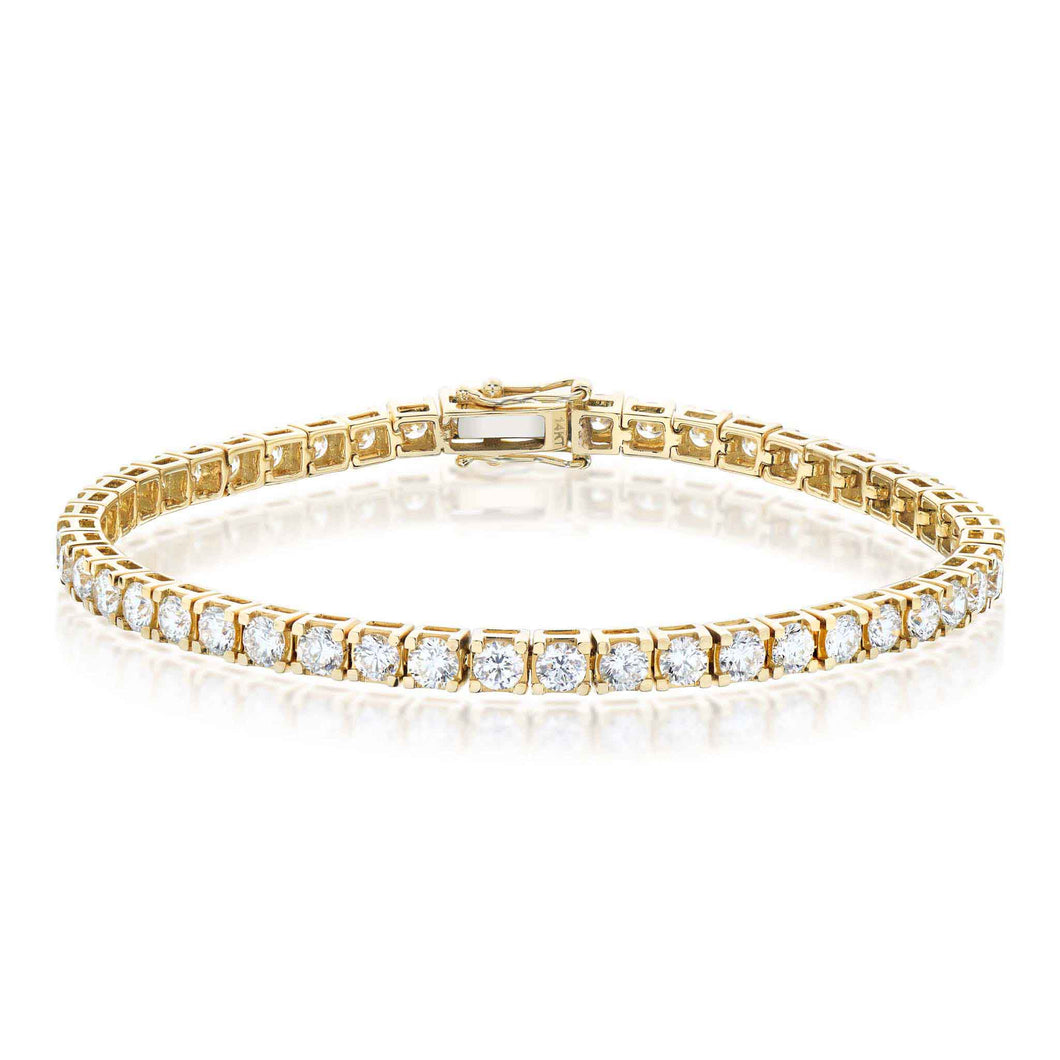 5.36 Carat Diamond Line Bracelet