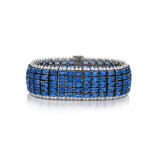 67.67 Carat Sapphire and Diamond Bracelet