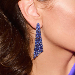 22.62 Carat Sapphire and Diamond Earrings