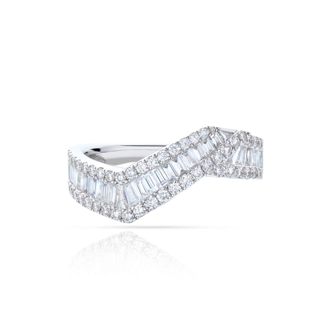 1.12 Carat Geometric Diamond Band