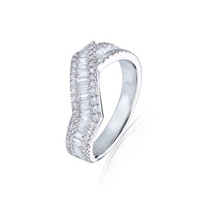 1.12 Carat Geometric Diamond Band