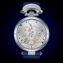 Bovet 19Thirty Fleurier Ivory with Blue Guilloché Watch