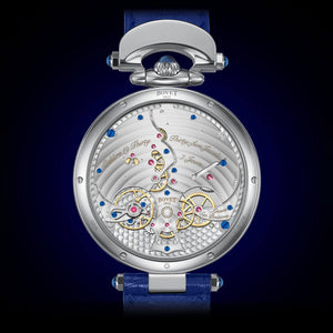 Bovet 19Thirty Fleurier Ivory with Blue Guilloché Watch