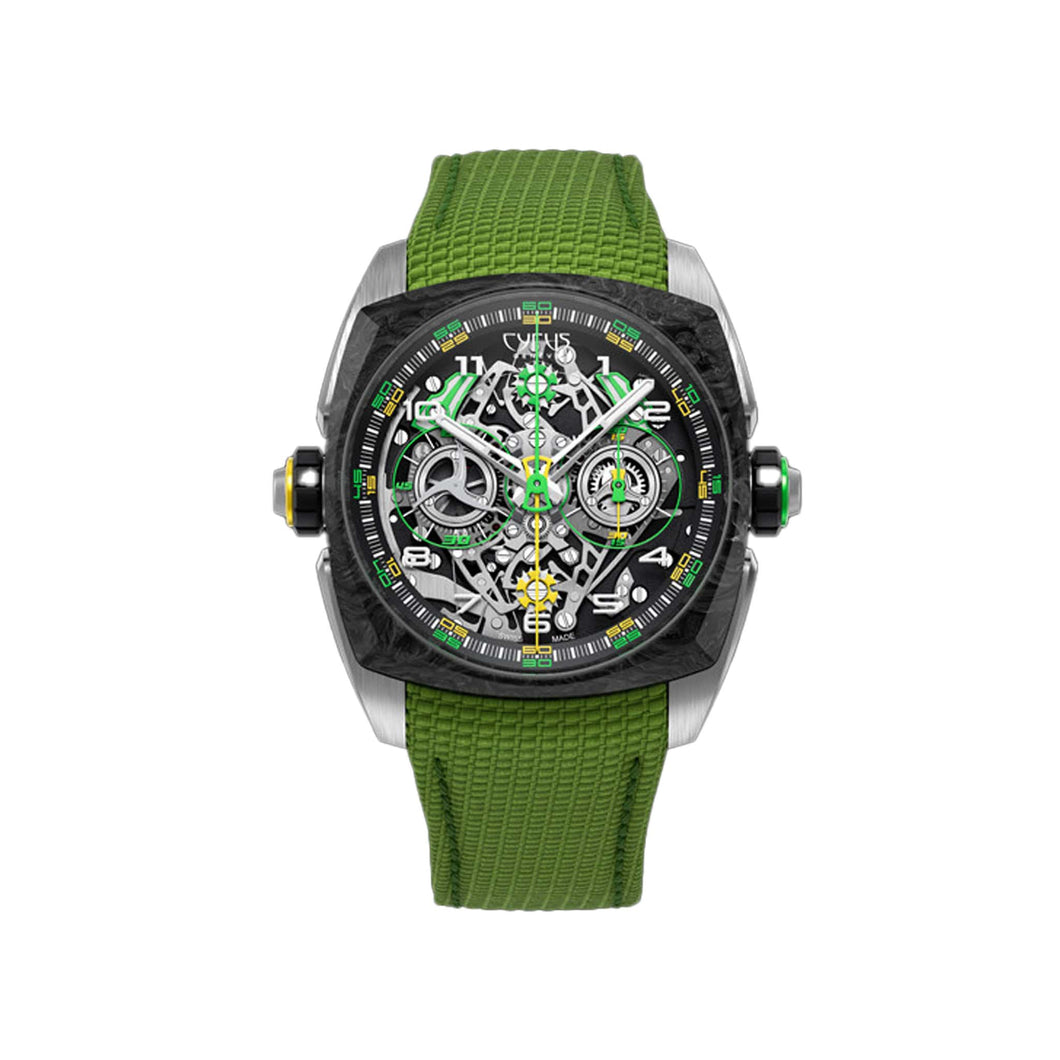 Cyrus Klepcys Dice Lime Carbon Watch