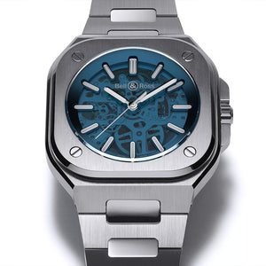 The BR 05 Skeleton Blue Watch