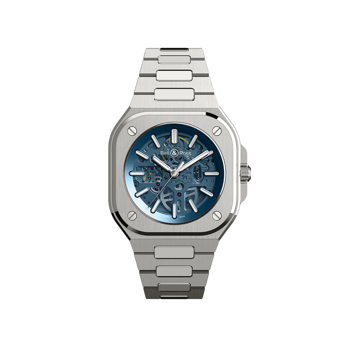 The BR 05 Skeleton Blue Watch