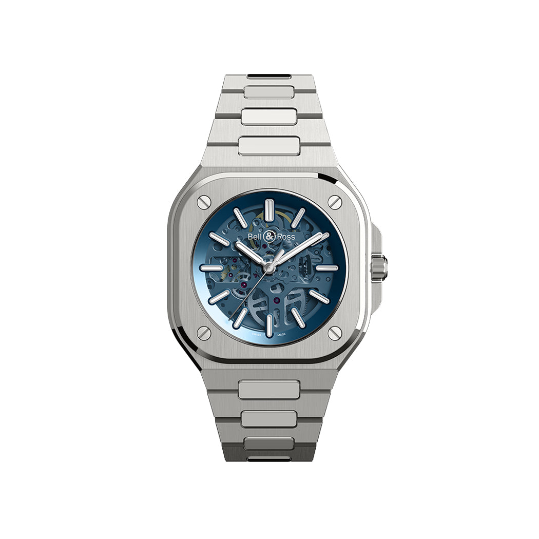 The BR 05 Skeleton Blue Watch