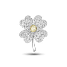 3.57 Carat Diamond Clover Pendant