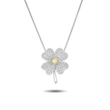 3.57 Carat Diamond Clover Brooch