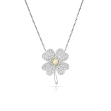 3.57 Carat Diamond Clover Brooch